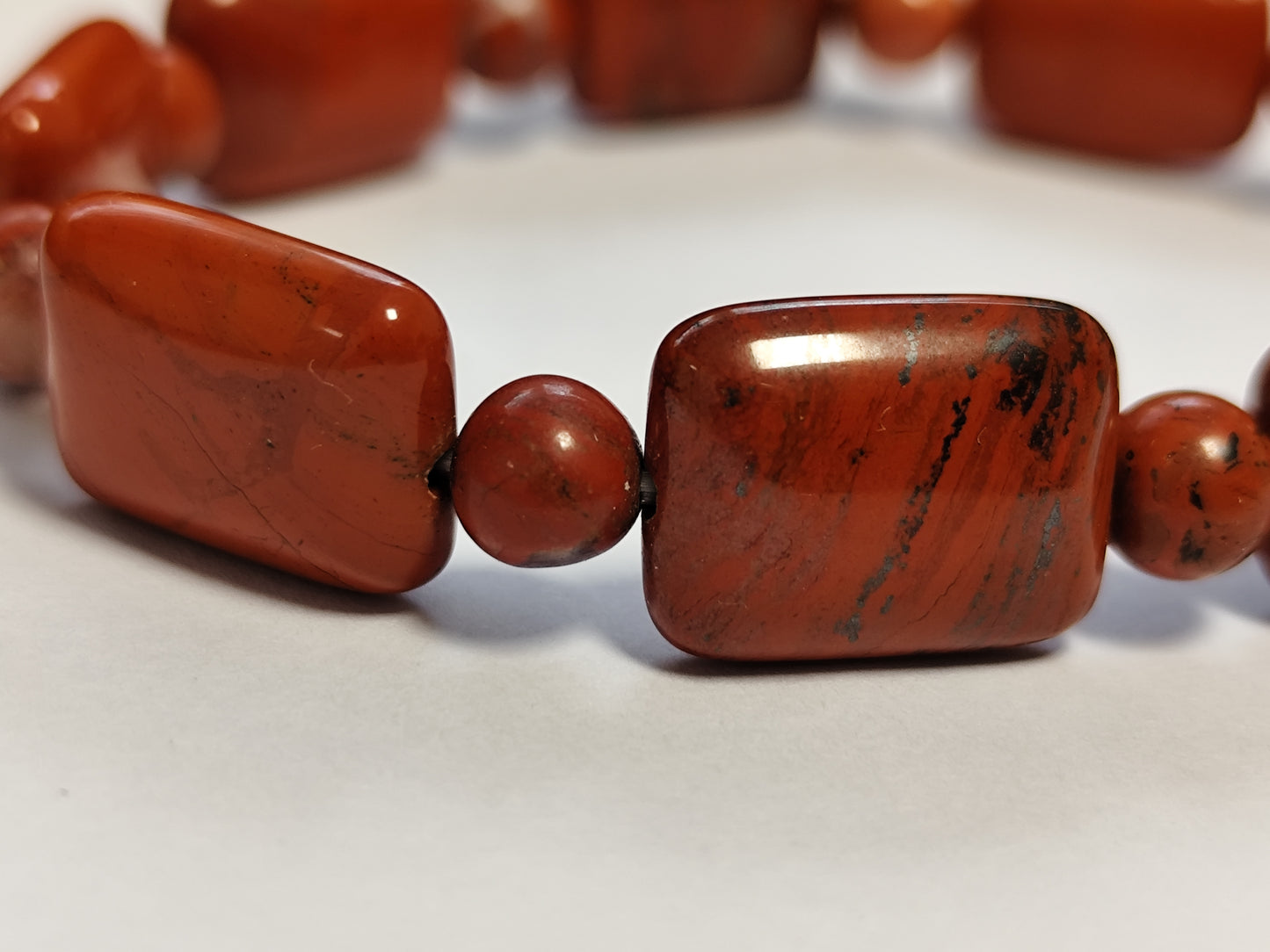 roter Jaspis Armband