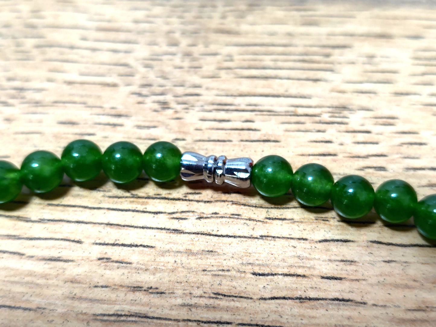 Naturstein Taiwan Jade Halskette Necklace 45 cm