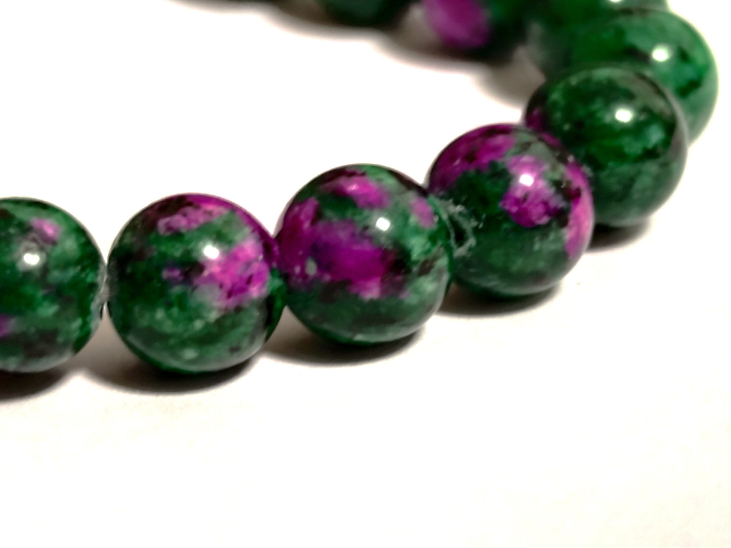 6 mm 8 mm Rubin Zoisit Armband