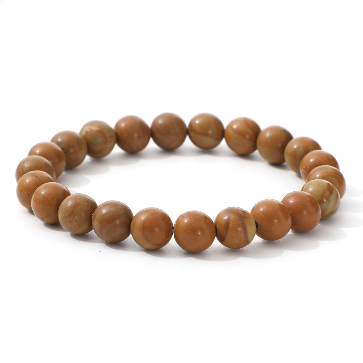 8 mm Holzstein Armband