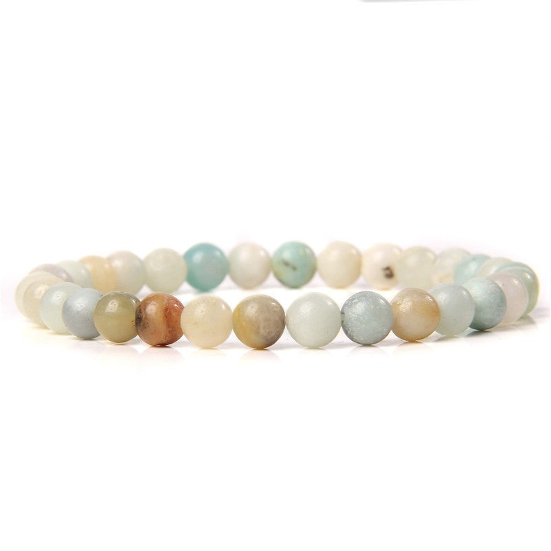 6 mm 8 mm Amazonit Armband