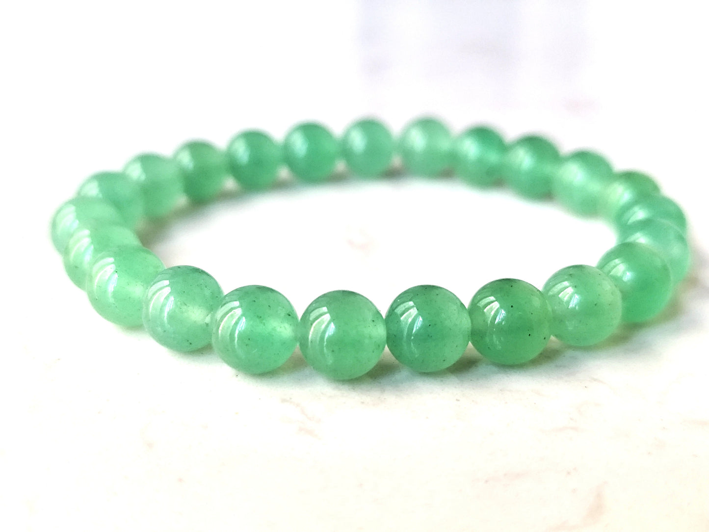 8 mm grüner Aventurin Armband