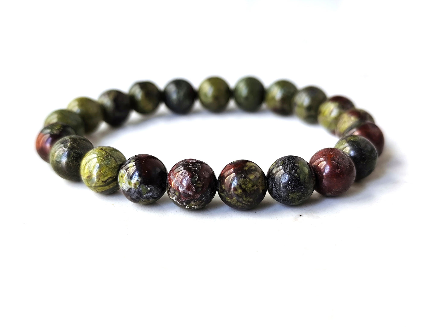 8 mm Drachenblut Jaspis Armband
