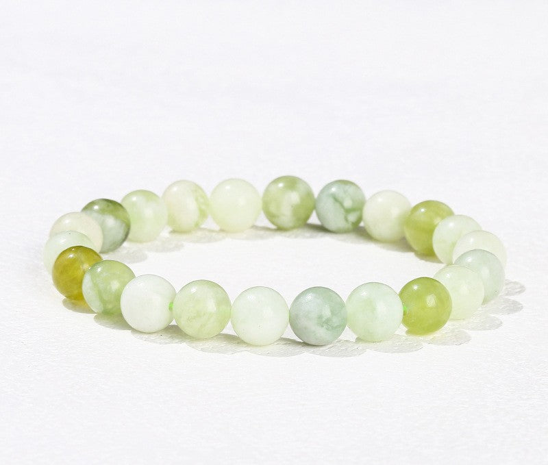 8 mm Zucchini Jade Armband