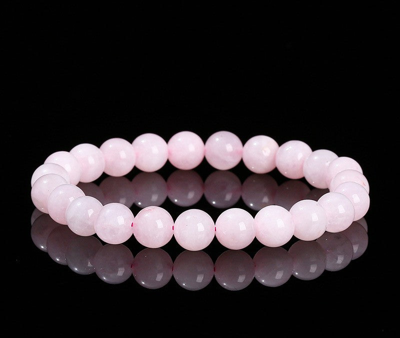 8 mm Quarz rosa Armband