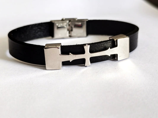 Echt Leder Armband Lederarmband Herren Damen Punk Biker Surfer