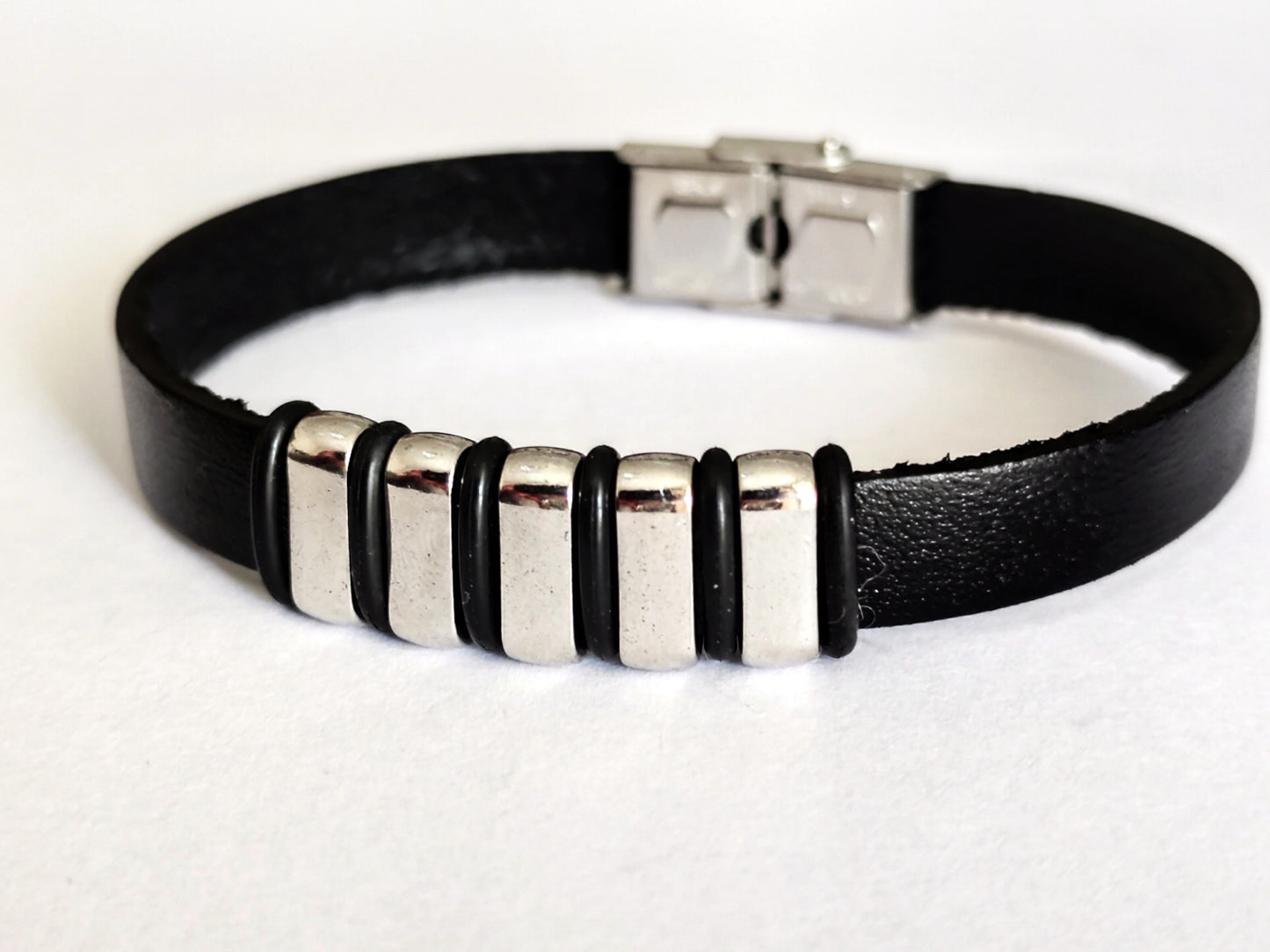 Echt Leder Armband Lederarmband Herren Damen Punk Biker Surfer