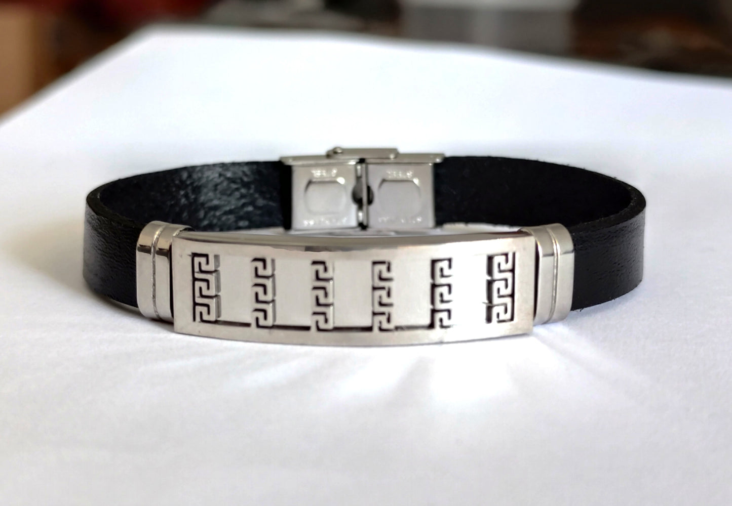 Echt Leder Armband Lederarmband Herren Damen Punk Biker Surfer