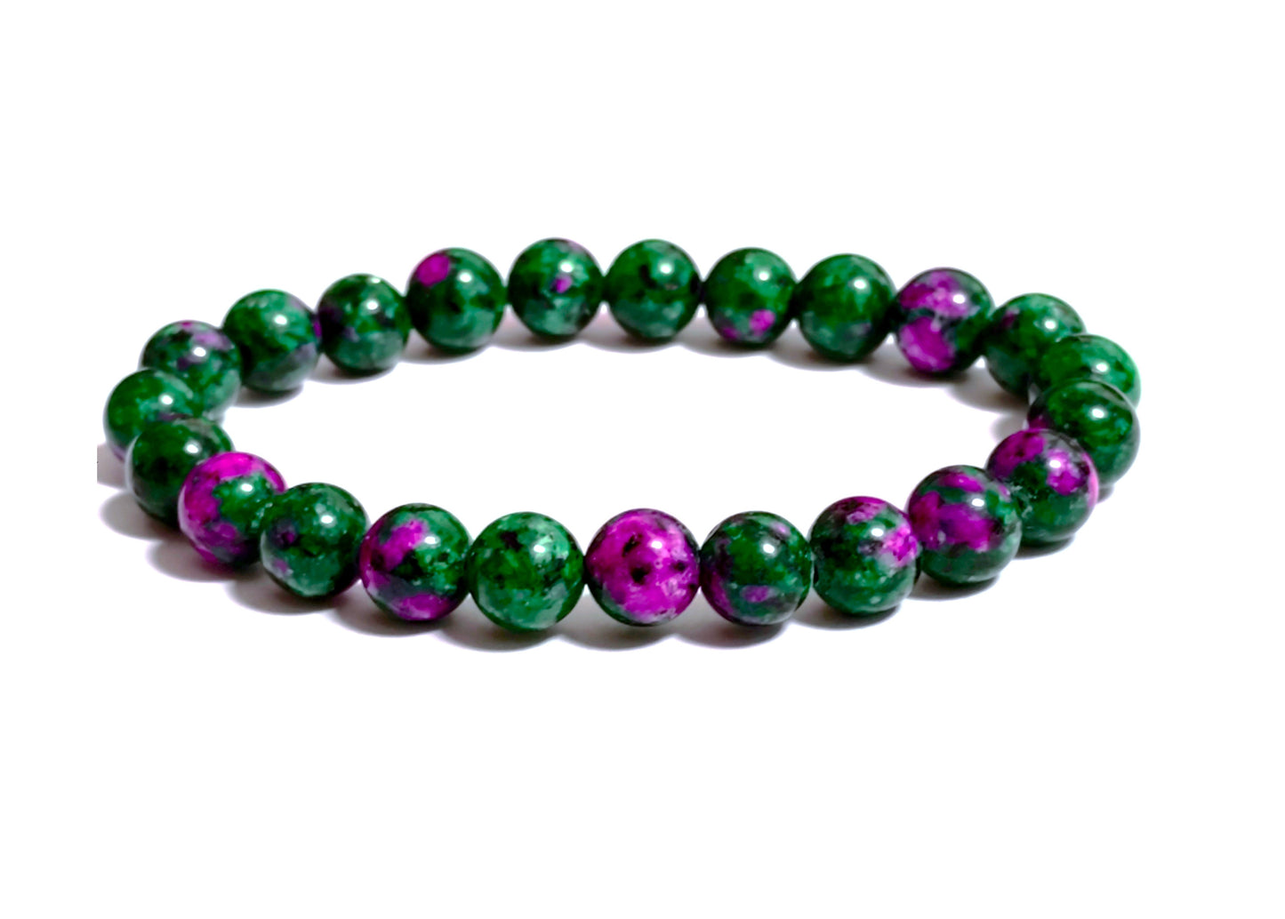 6 mm 8 mm Rubin Zoisit Armband