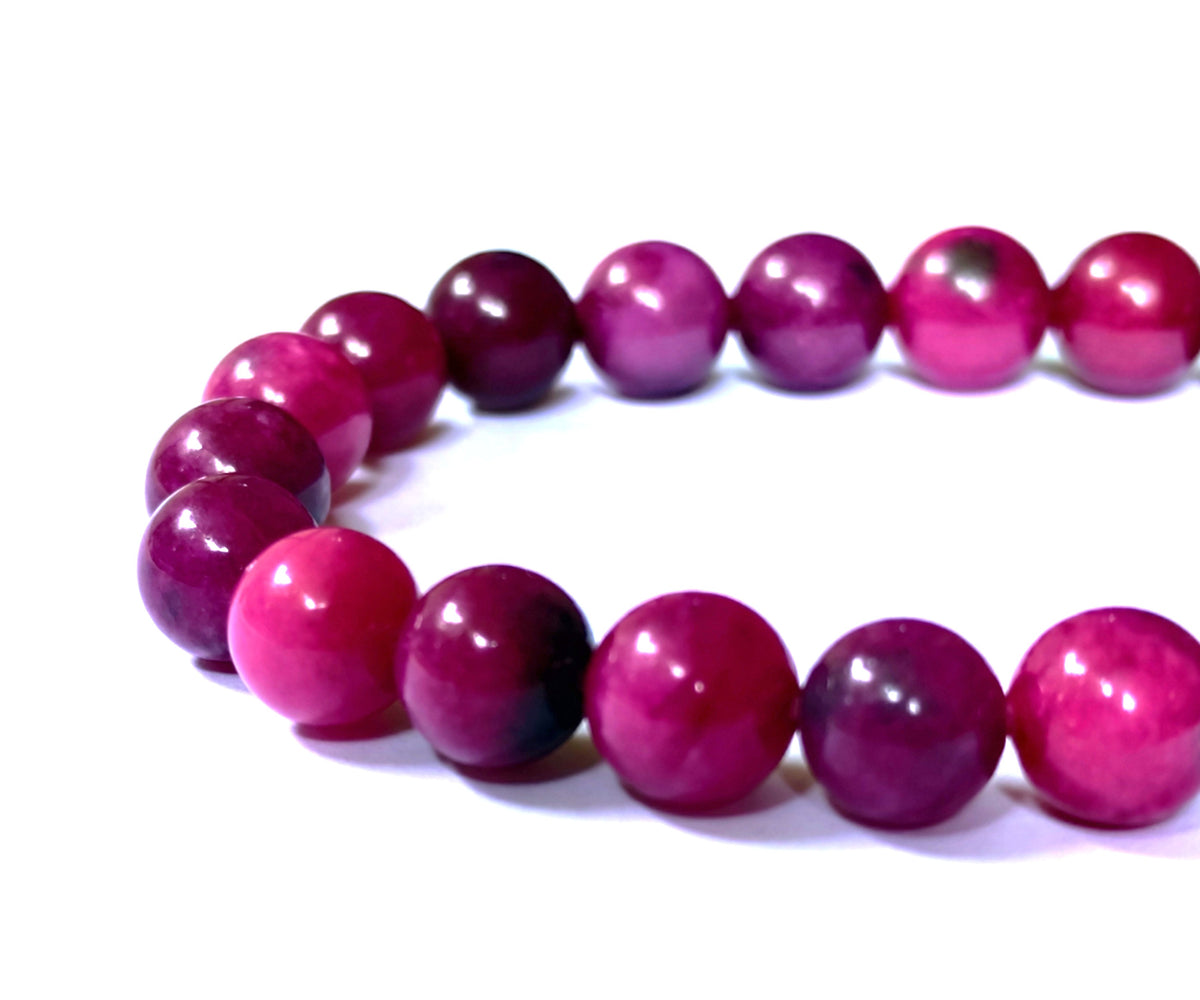 8 mm persischer Jade pink Armband