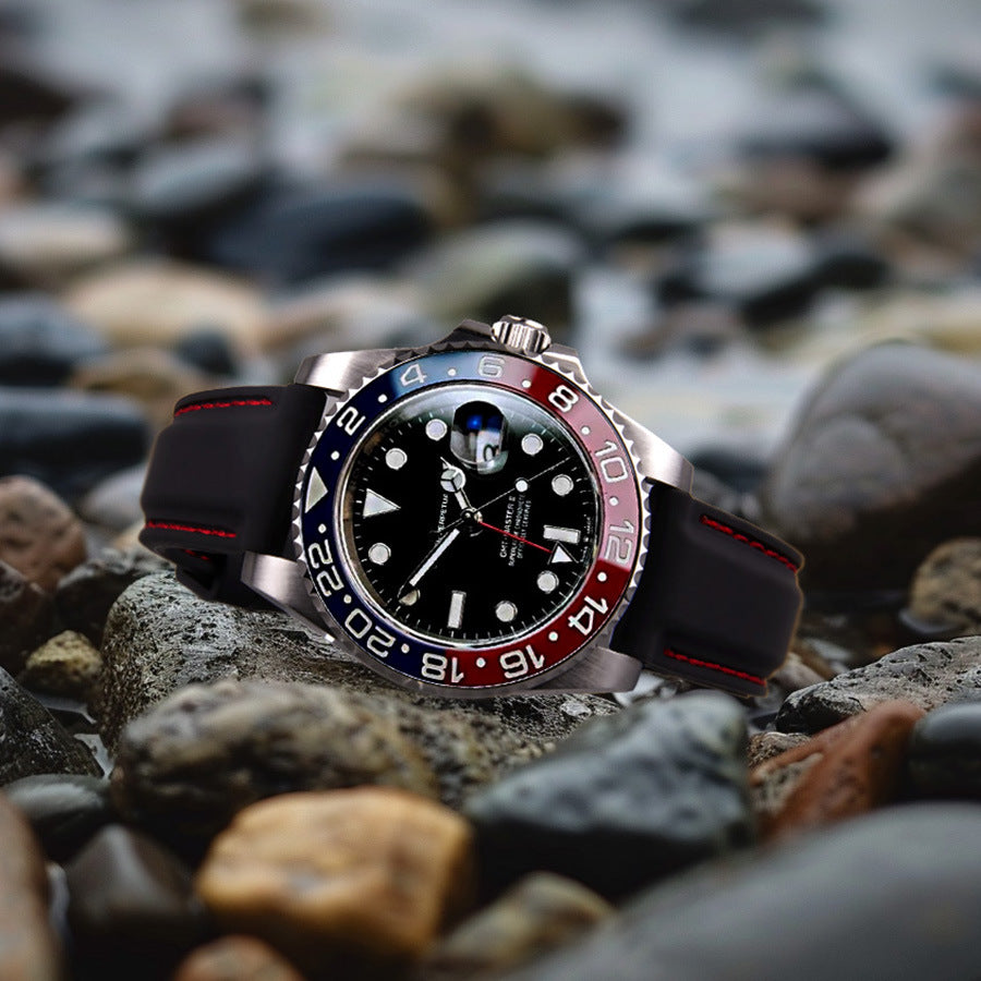 20-22 mm Silikon Uhrenarmband Ersatz Armband für Smartwatch , inkl. Federstege