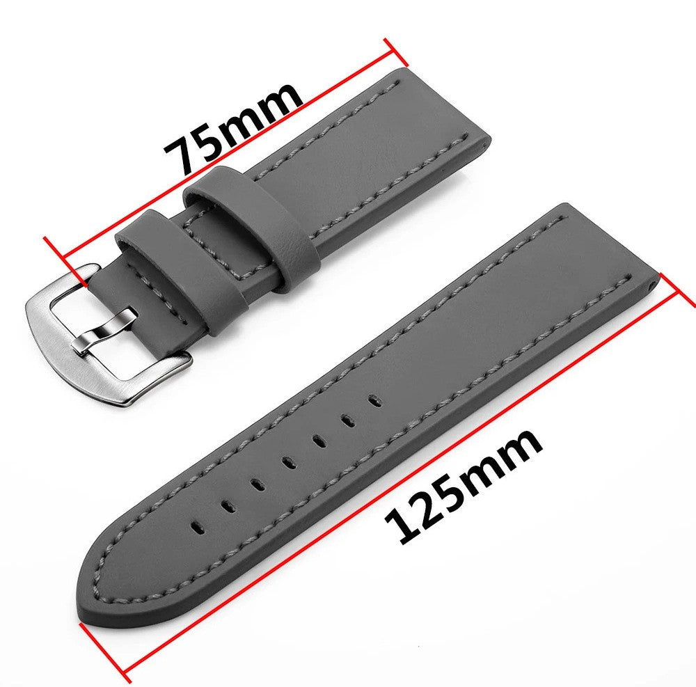 Uhrenarmband Ersatz Armband Echtleder 18-20-22 mm inkl. Federstege