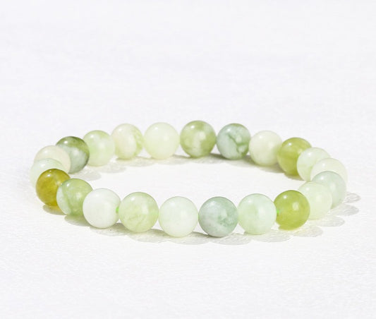 8 mm  Zucchini Jade Armband