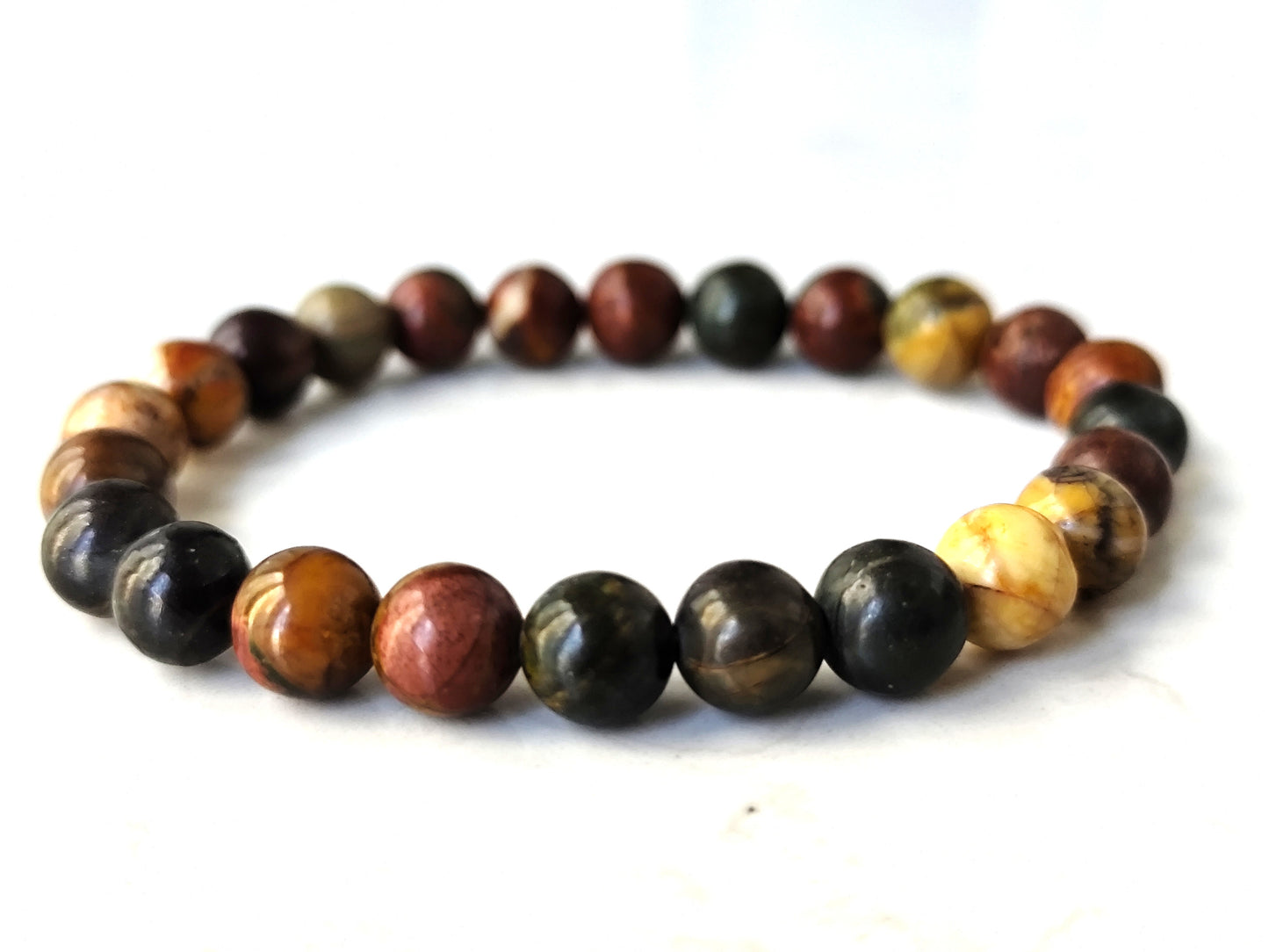 6 mm 8 mm Picasso Jaspis Armband