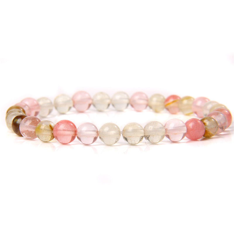 6 mm Wassermelonenquarz Armband